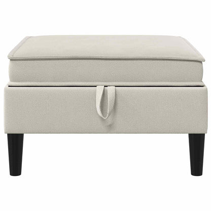 Sofa Kruk met Opslag Havermout Fluweel