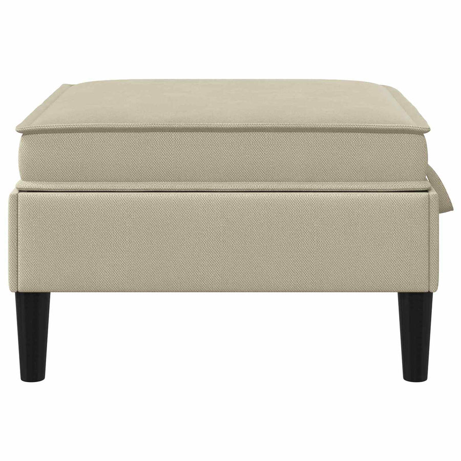 Sofa Kruk met Opslag Zand Fluweel