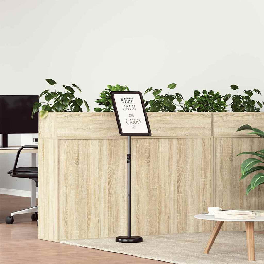 Beurs Displays Zwart 25 x 25 x 125 cm Aluminium