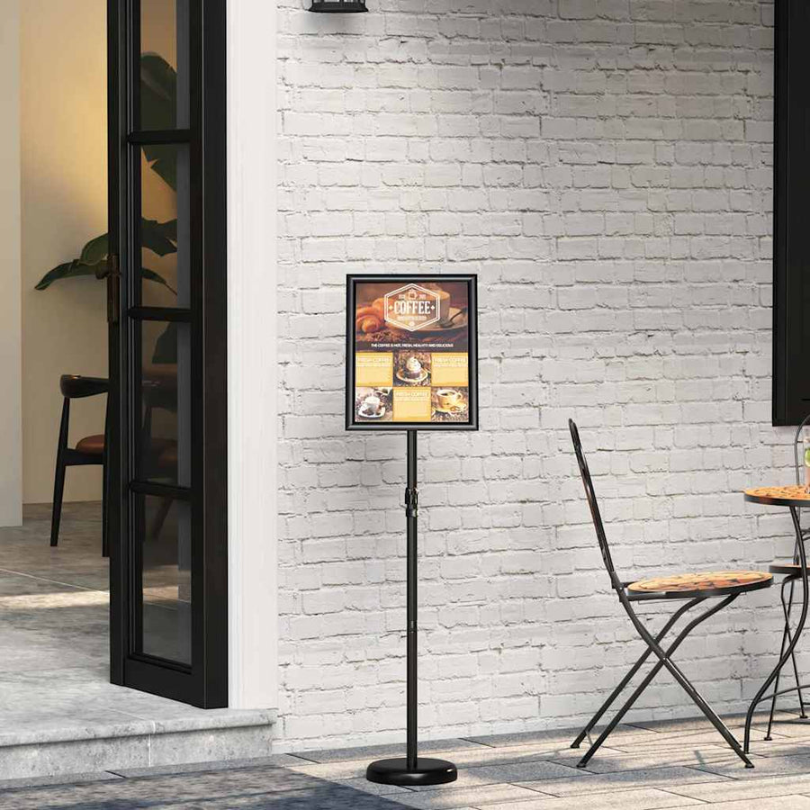 Beurs Displays Zwart 25 x 25 x 125 cm Aluminium