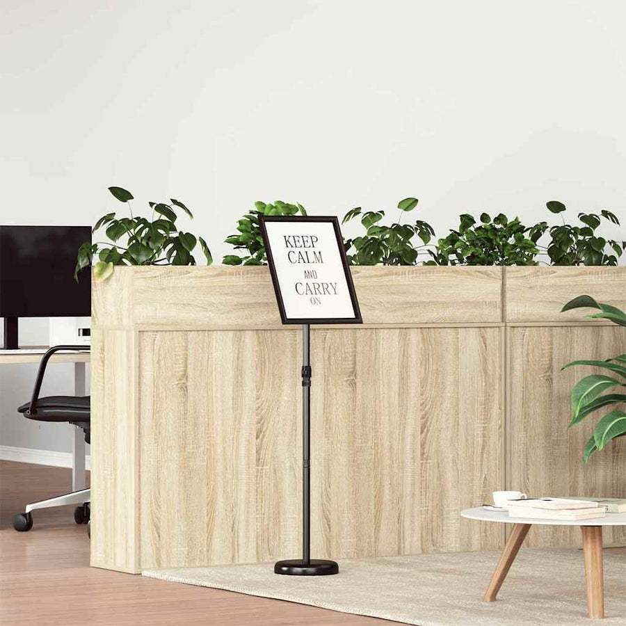 Beurs Displays Zwart 25 x 25 x 125 cm Aluminium