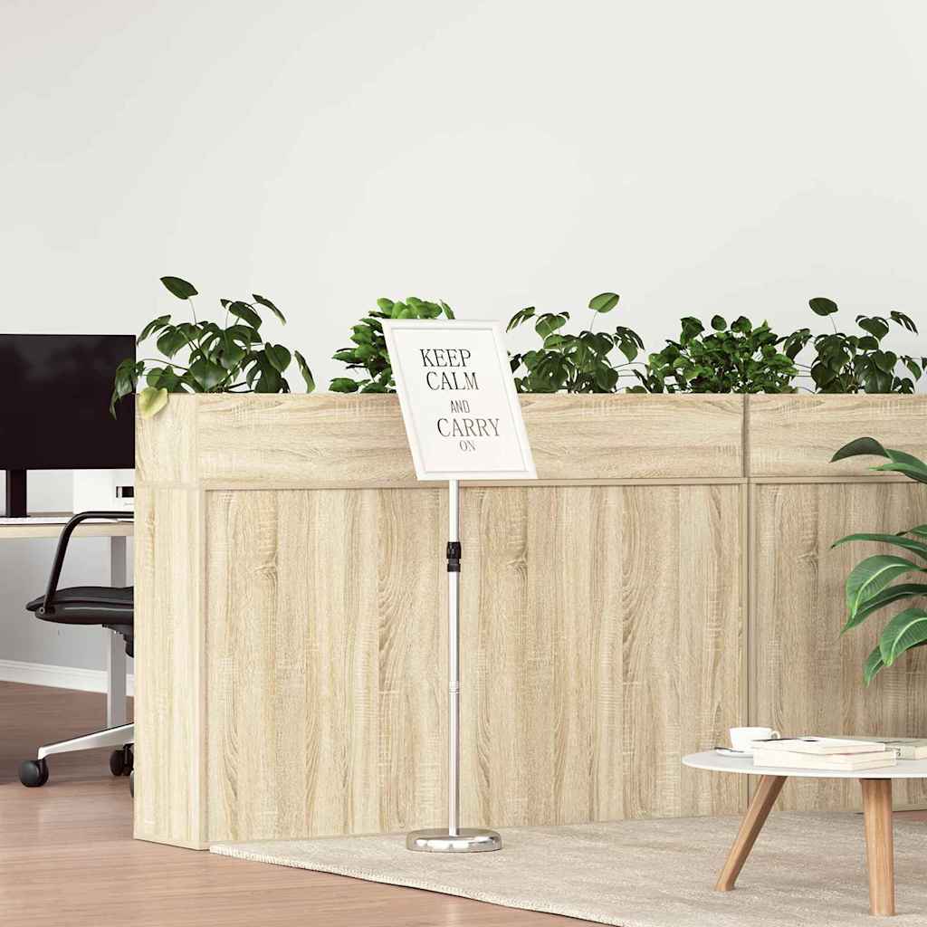 Beurs Displays Zilver 25 x 25 x 125 cm Aluminium