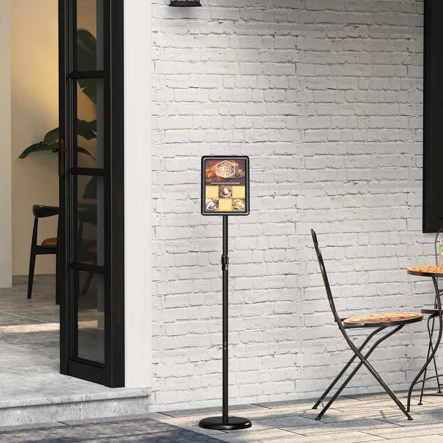 Beurs Displays Zwart 25 x 25 x 125 cm Aluminium