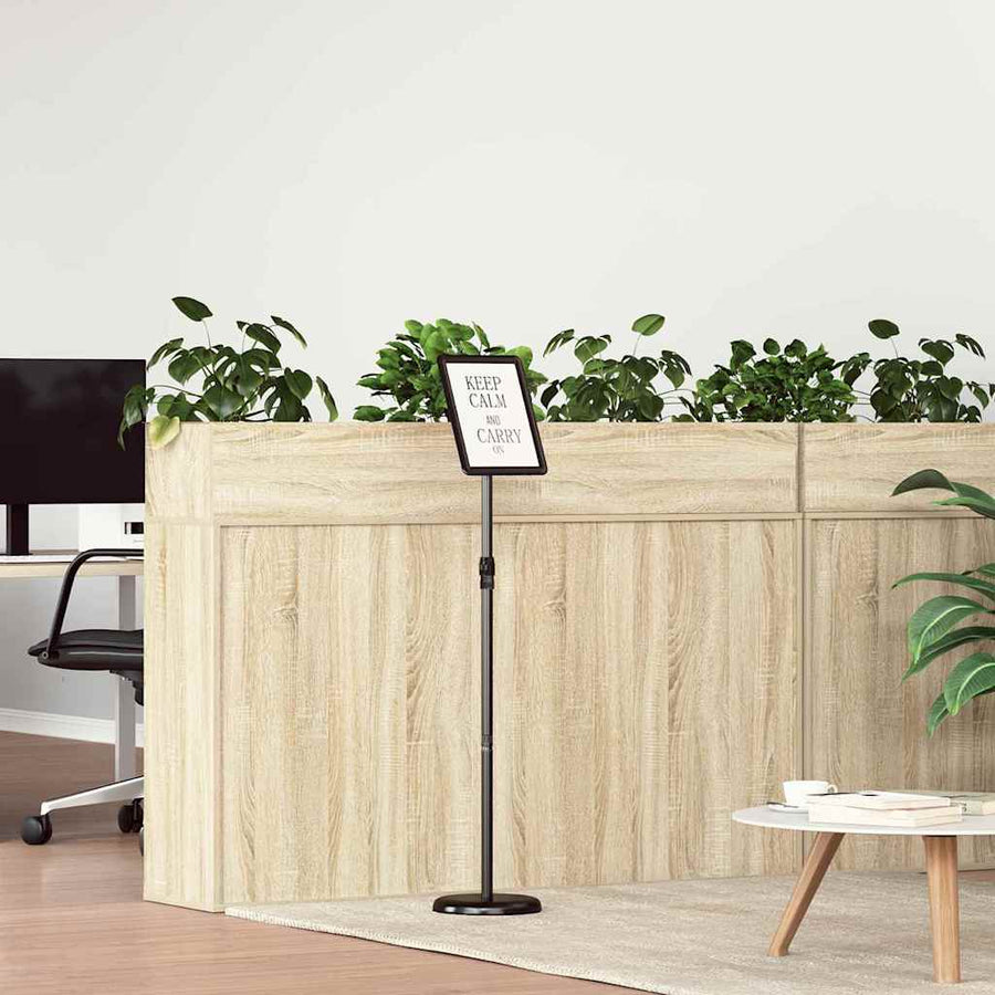 Beurs Displays Zwart 25 x 25 x 125 cm Aluminium