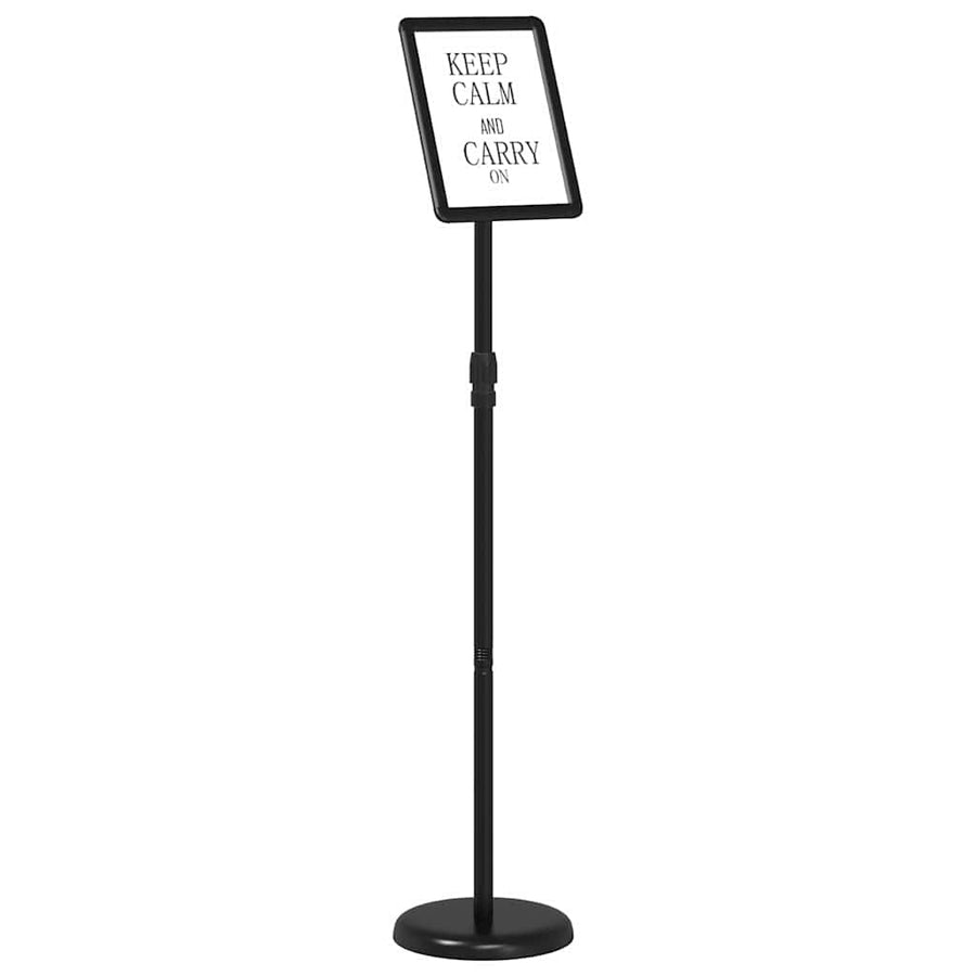 Beurs Displays Zwart 25 x 25 x 125 cm Aluminium