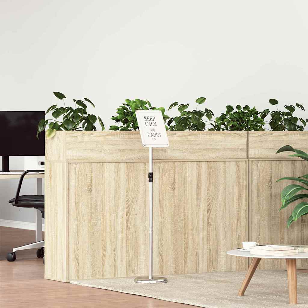 Beurs Displays Zilver 25 x 25 x 125 cm Aluminium