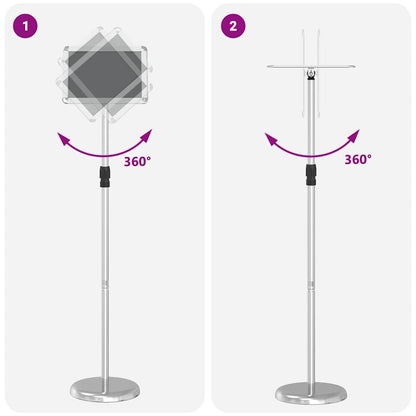 Beurs Displays Zilver 25 x 25 x 125 cm Aluminium