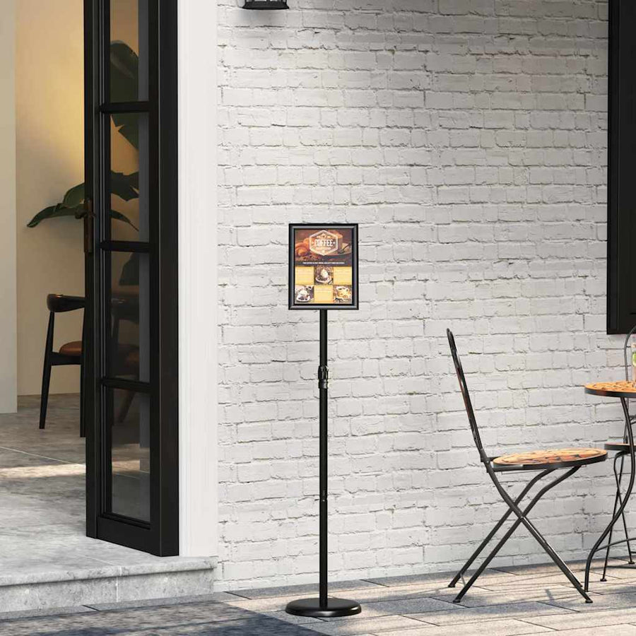 Beurs Displays Zwart 25 x 25 x 125 cm Aluminium