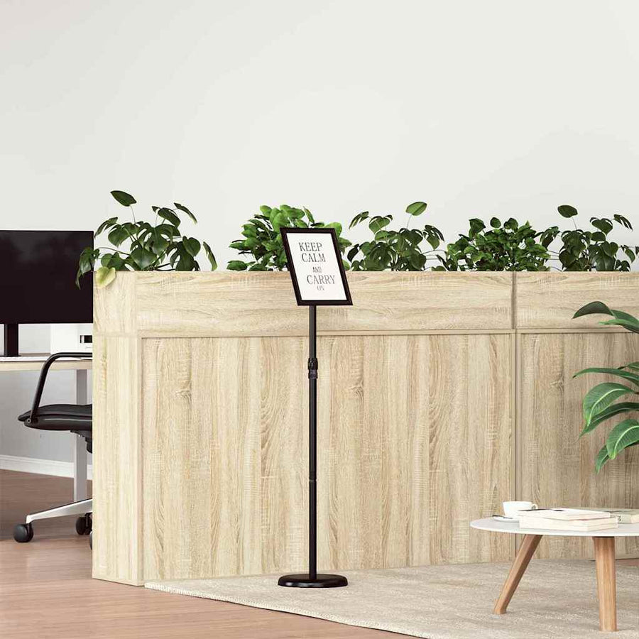 Beurs Displays Zwart 25 x 25 x 125 cm Aluminium