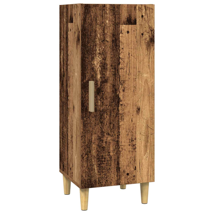 Dressoir Oud Hout 34,5 x 34 x 90 cm Bewerkt hout