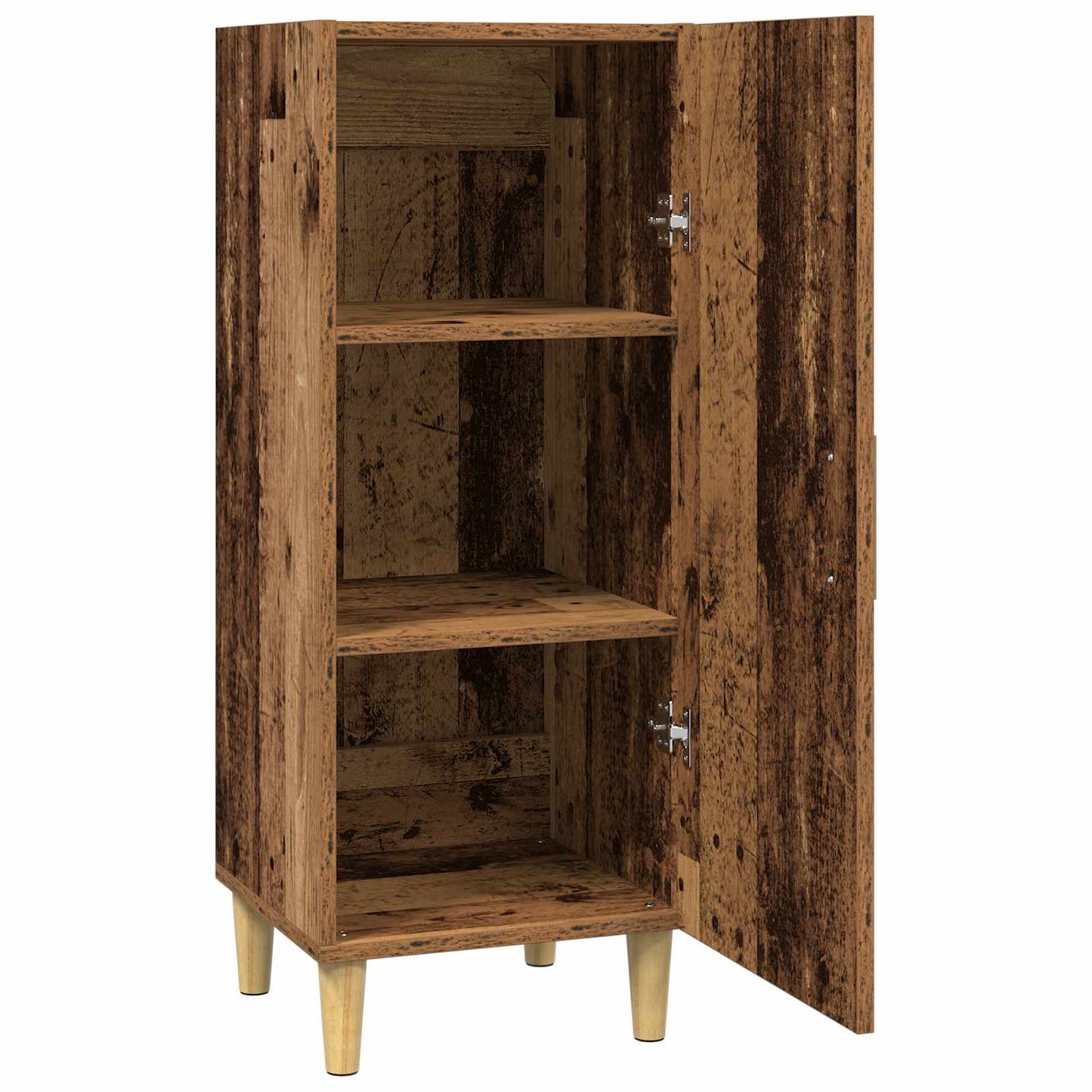 Dressoir Oud Hout 34,5 x 34 x 90 cm Bewerkt hout