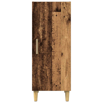 Dressoir Oud Hout 34,5 x 34 x 90 cm Bewerkt hout