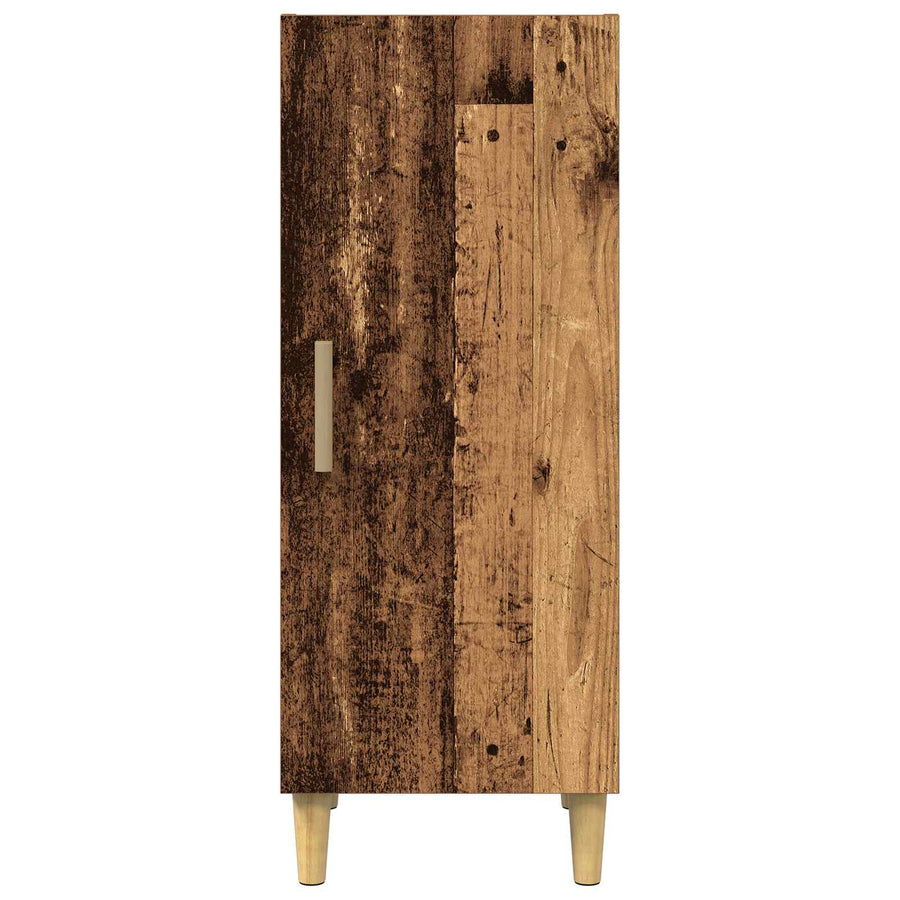 Dressoir Oud Hout 34,5 x 34 x 90 cm Bewerkt hout