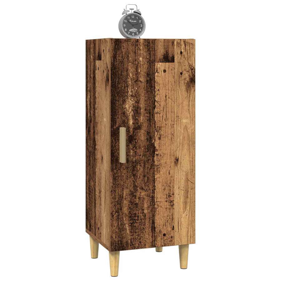 Dressoir Oud Hout 34,5 x 34 x 90 cm Bewerkt hout