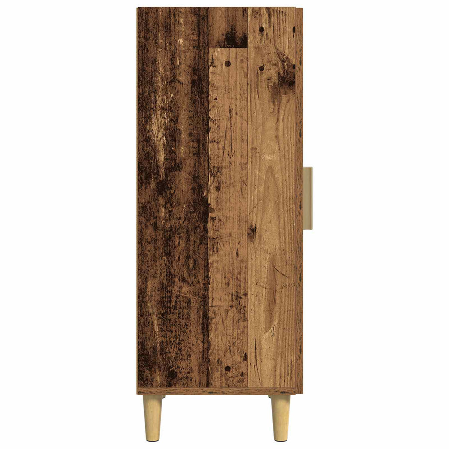 Dressoir Oud Hout 34,5 x 34 x 90 cm Bewerkt hout