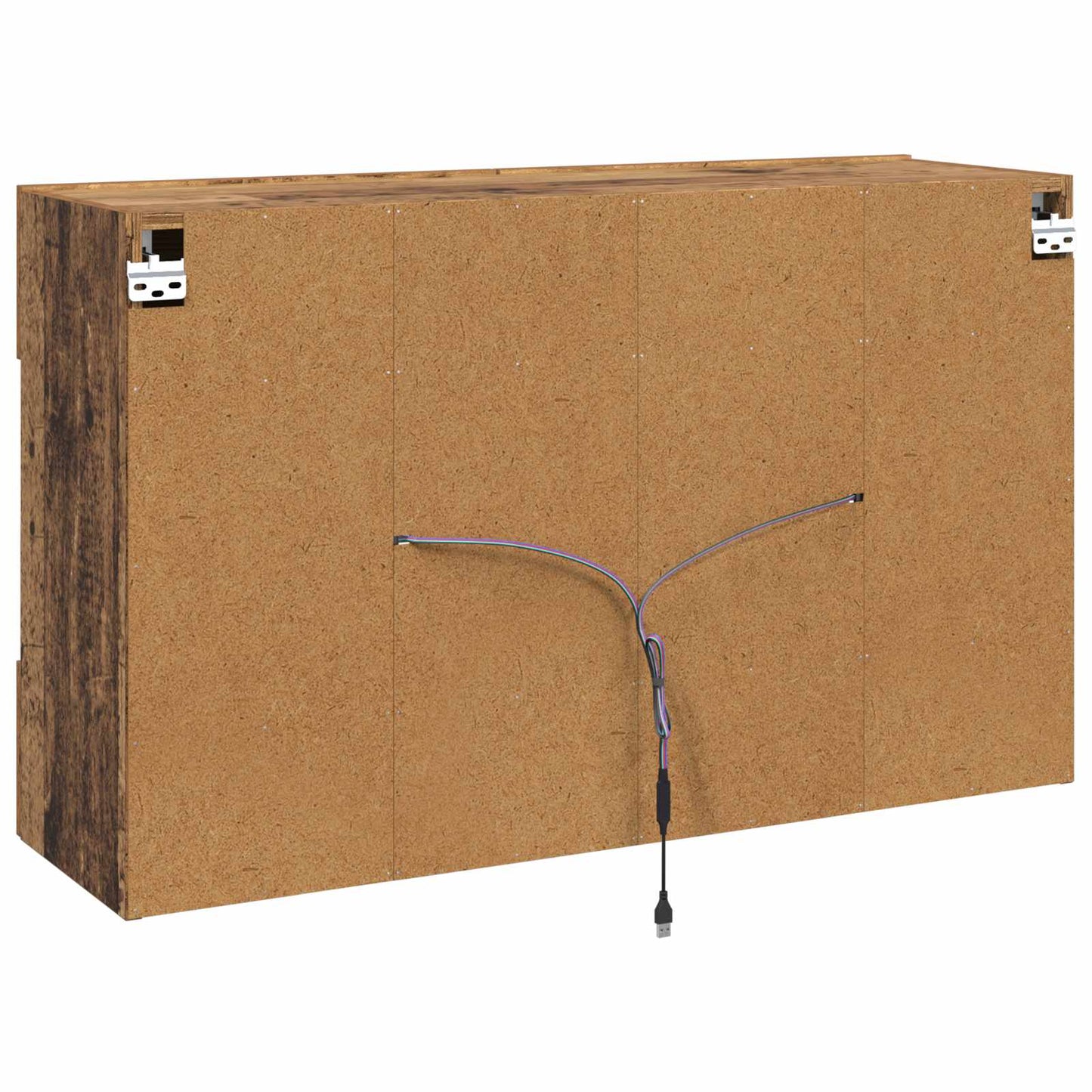 TV-wandkast Oud Hout 98,5 x 30 x 60,5 cm Bewerkt hout
