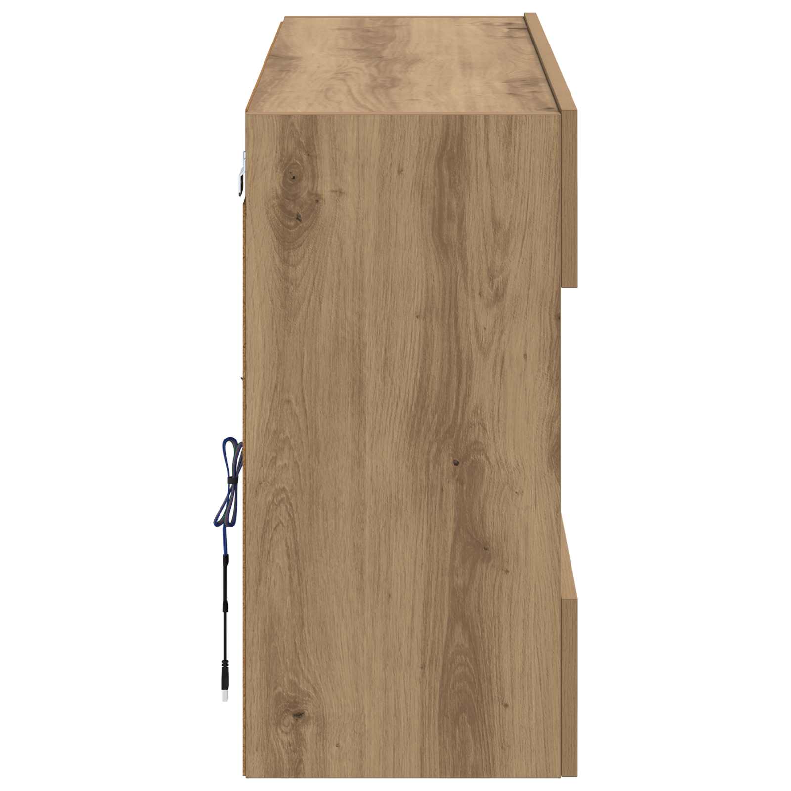 TV-wandkast Artisan Eiken 98,5 x 30 x 60,5 cm Bewerkt hout