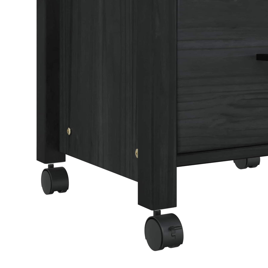 Keuken Trolley Effen Zwart
