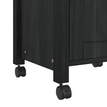 Keuken Trolley Effen Zwart