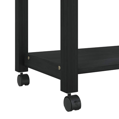 Keuken Trolley Effen 88,5 X 40 X 60 Cm 60 x 40 x 90 cm Zwart