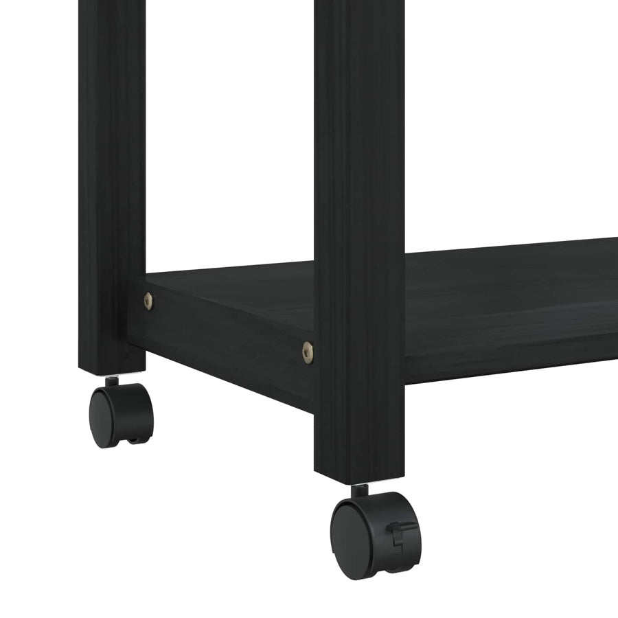 Keuken Trolley Effen 88,5 X 40 X 60 Cm 60 x 40 x 90 cm Zwart