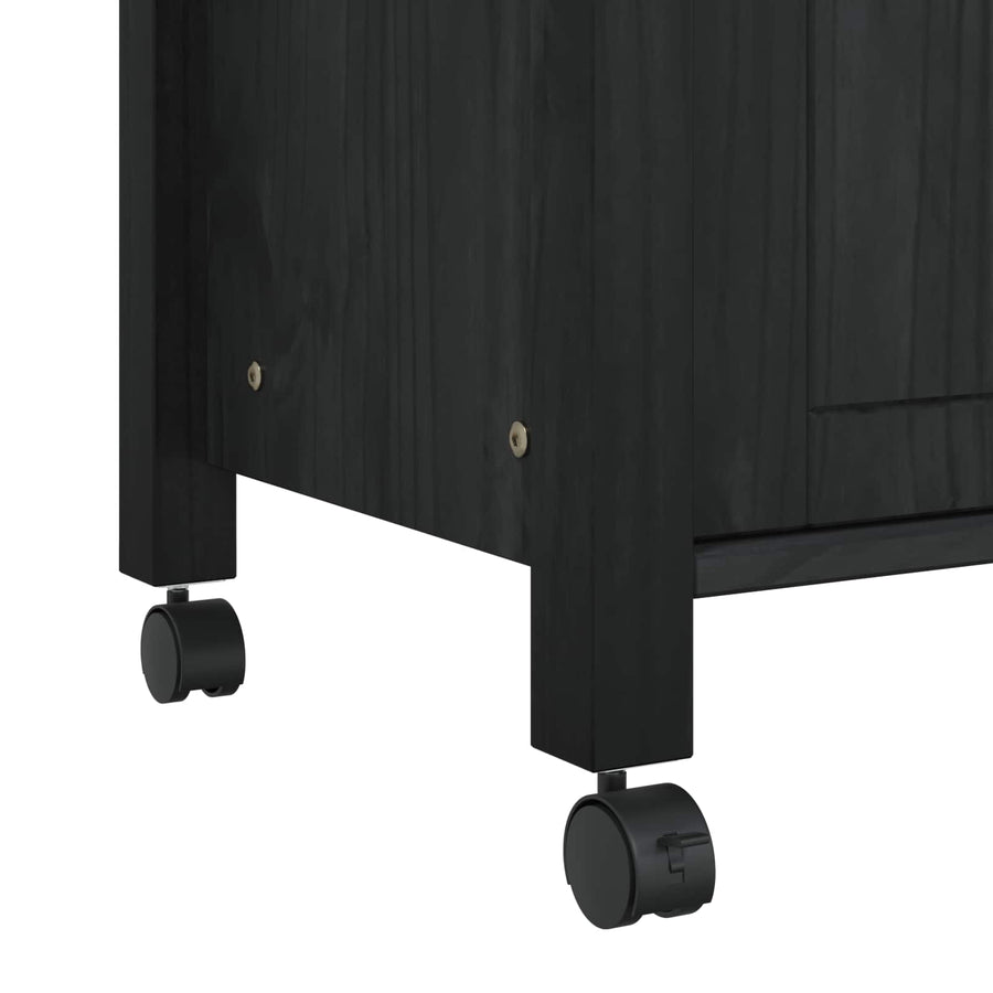 Keuken Trolley Effen 88,5 X 40 X 60 Cm 60 x 40 x 90 cm Zwart