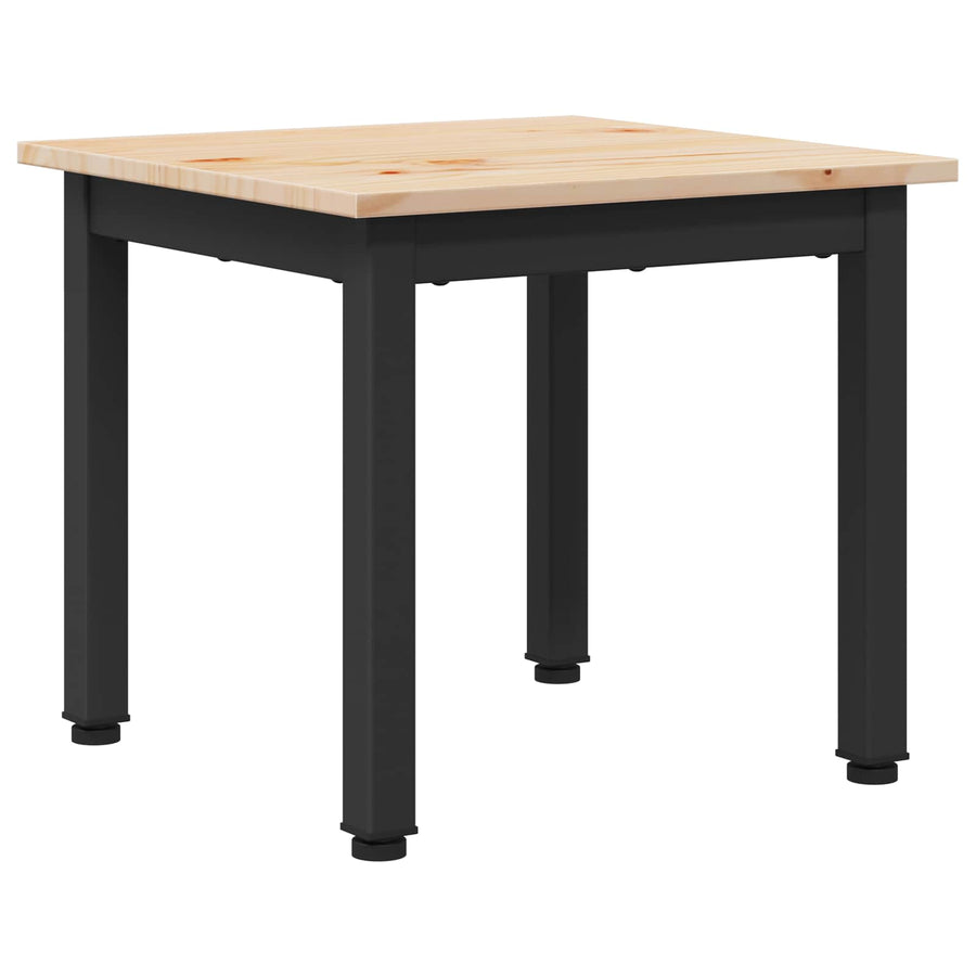 Salontafel Naturel 40 x 40 x 36 cm Massief grenenhout