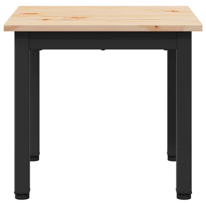 Salontafel Naturel 40 x 40 x 36 cm Massief grenenhout