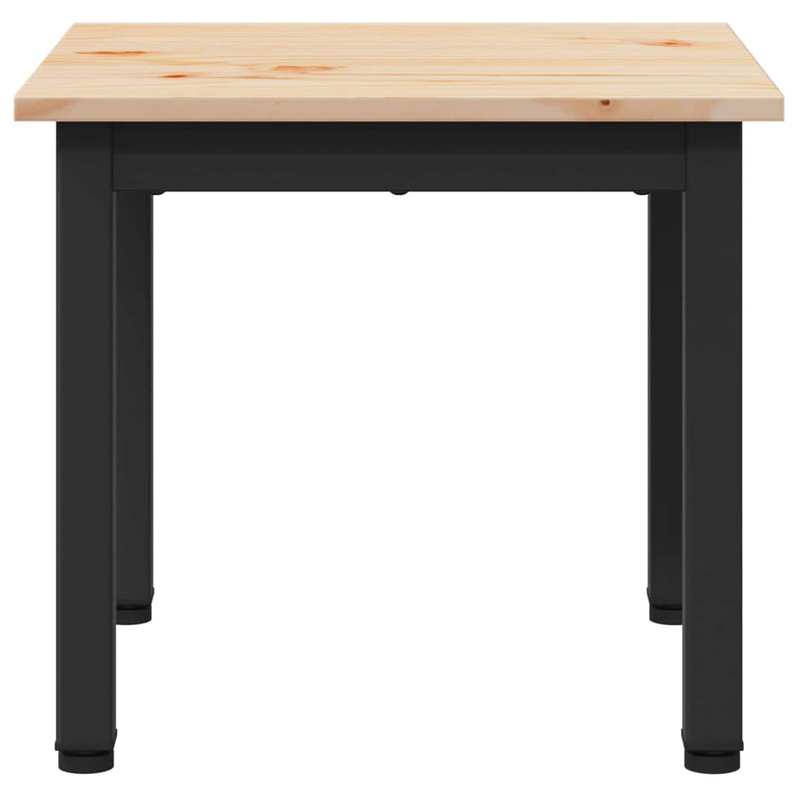 Salontafel Naturel 40 x 40 x 36 cm Massief grenenhout