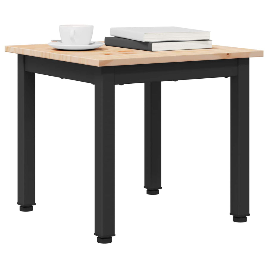 Salontafel Naturel 40 x 40 x 36 cm Massief grenenhout