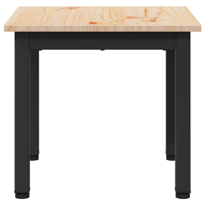 Salontafel Naturel 40 x 40 x 36 cm Massief grenenhout