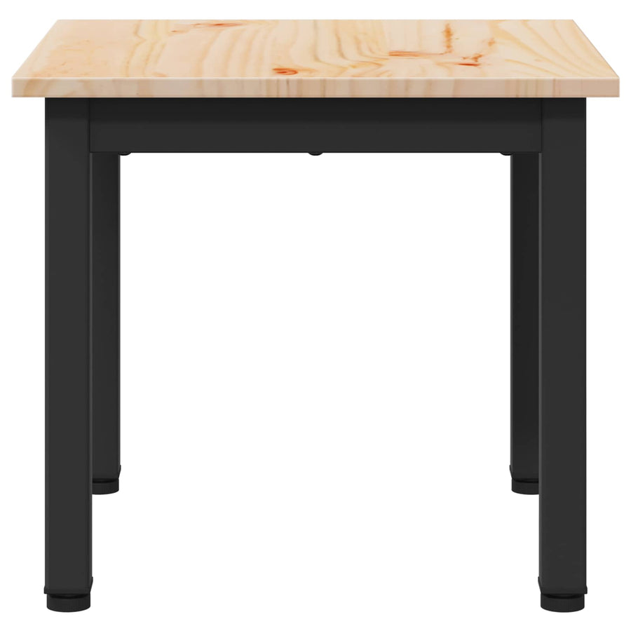 Salontafel Naturel 40 x 40 x 36 cm Massief grenenhout