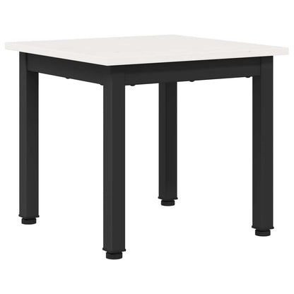 Salontafel Wit 40 x 40 x 36 cm Massief grenenhout