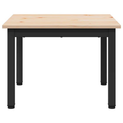 Salontafel Naturel 50 x 50 x 36 cm Massief grenenhout