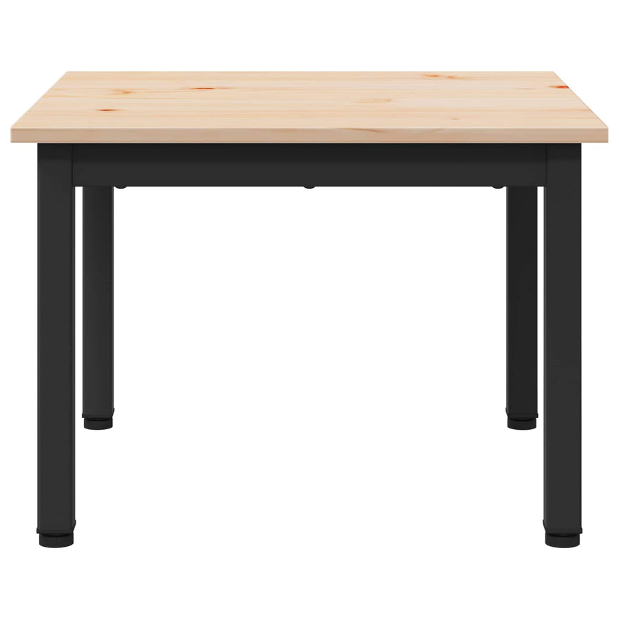 Salontafel Naturel 50 x 50 x 36 cm Massief grenenhout