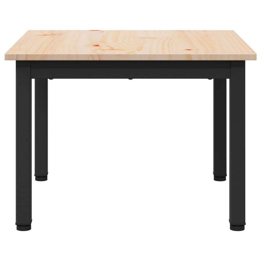 Salontafel Naturel 50 x 50 x 36 cm Massief grenenhout
