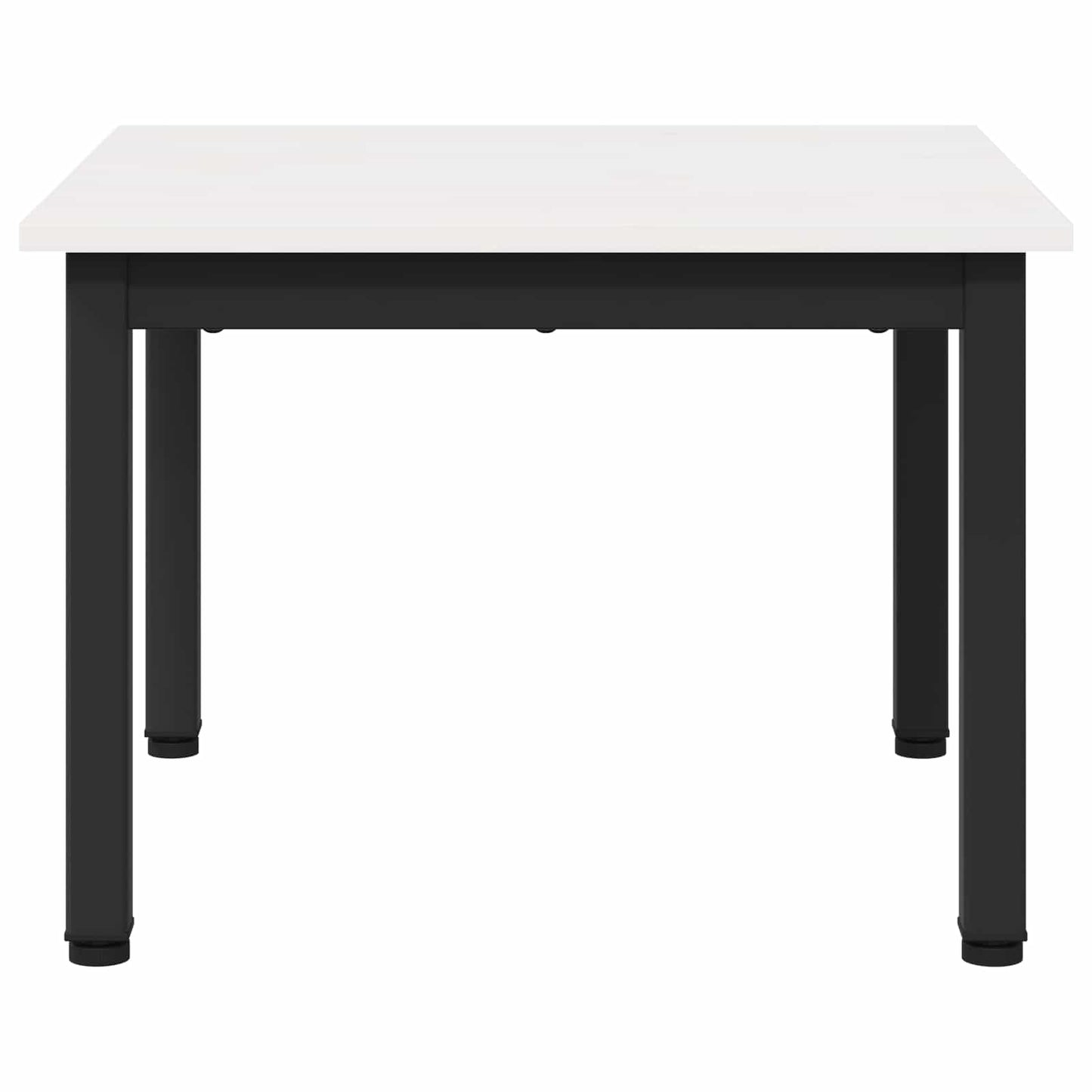 Salontafel Wit 50 x 50 x 36 cm Massief grenenhout