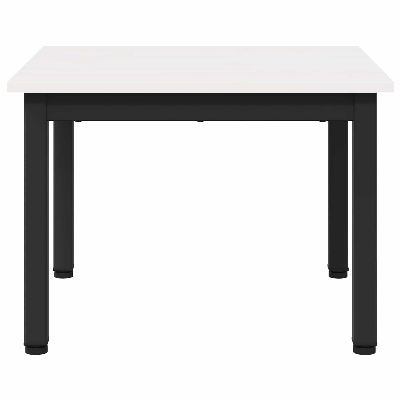 Salontafel Wit 50 x 50 x 36 cm Massief grenenhout