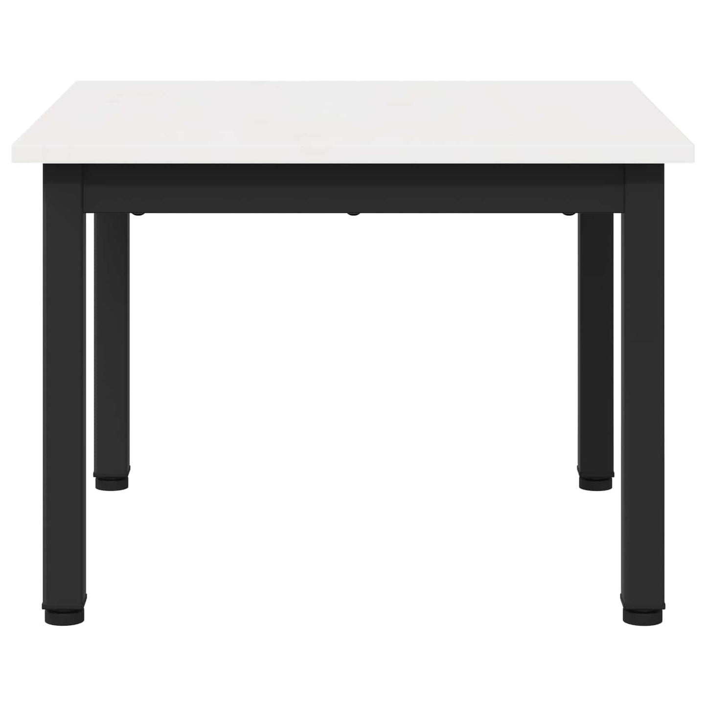 Salontafel Wit 50 x 50 x 36 cm Massief grenenhout