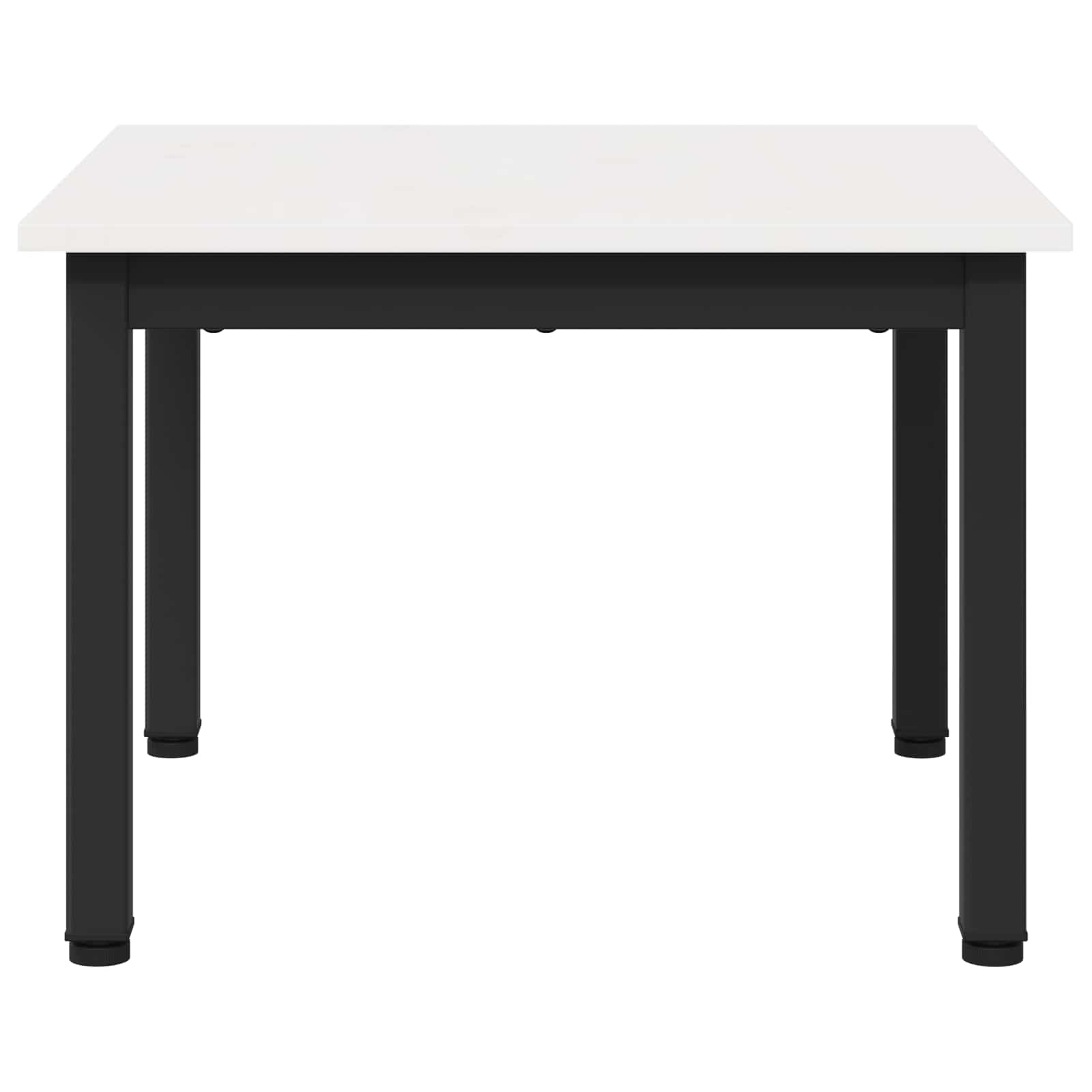 Salontafel Wit 50 x 50 x 36 cm Massief grenenhout