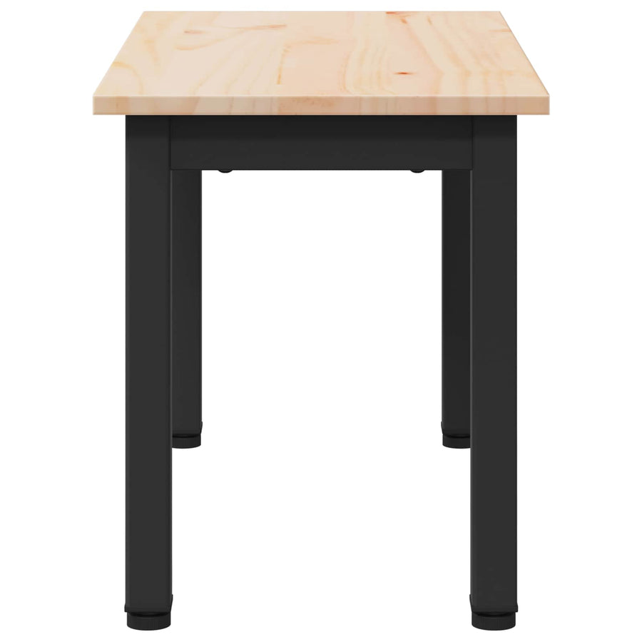 Salontafel Naturel 60 x 30 x 36 cm Massief grenenhout