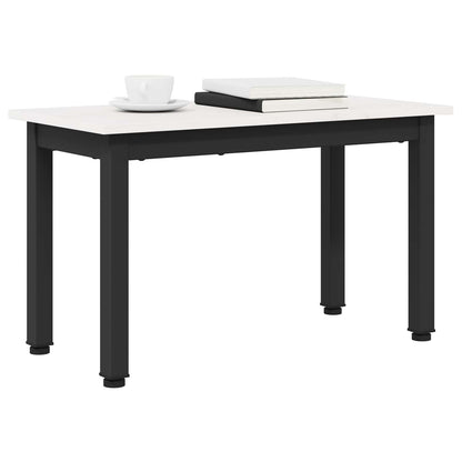 Salontafel Wit 60 x 30 x 36 cm Massief grenenhout