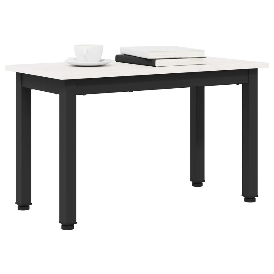Salontafel Wit 60 x 30 x 36 cm Massief grenenhout