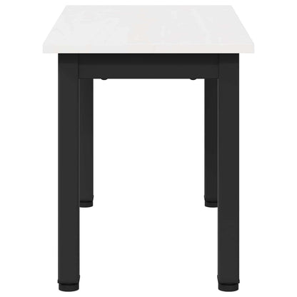 Salontafel Wit 60 x 30 x 36 cm Massief grenenhout