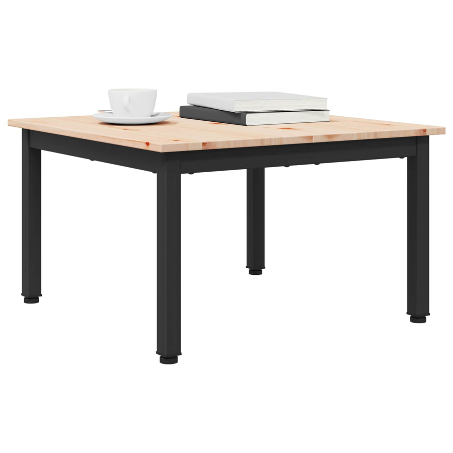 Salontafel Naturel 60 x 60 x 36 cm Massief grenenhout