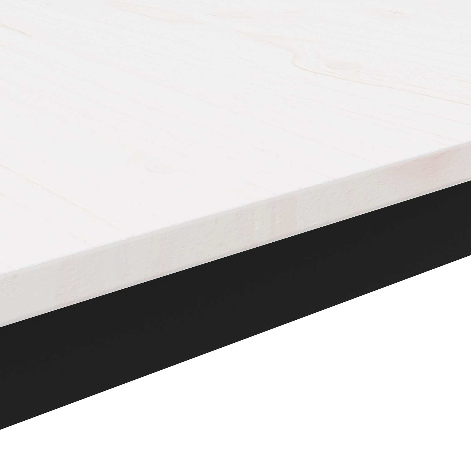 Salontafel Wit 60 x 60 x 36 cm Massief grenenhout