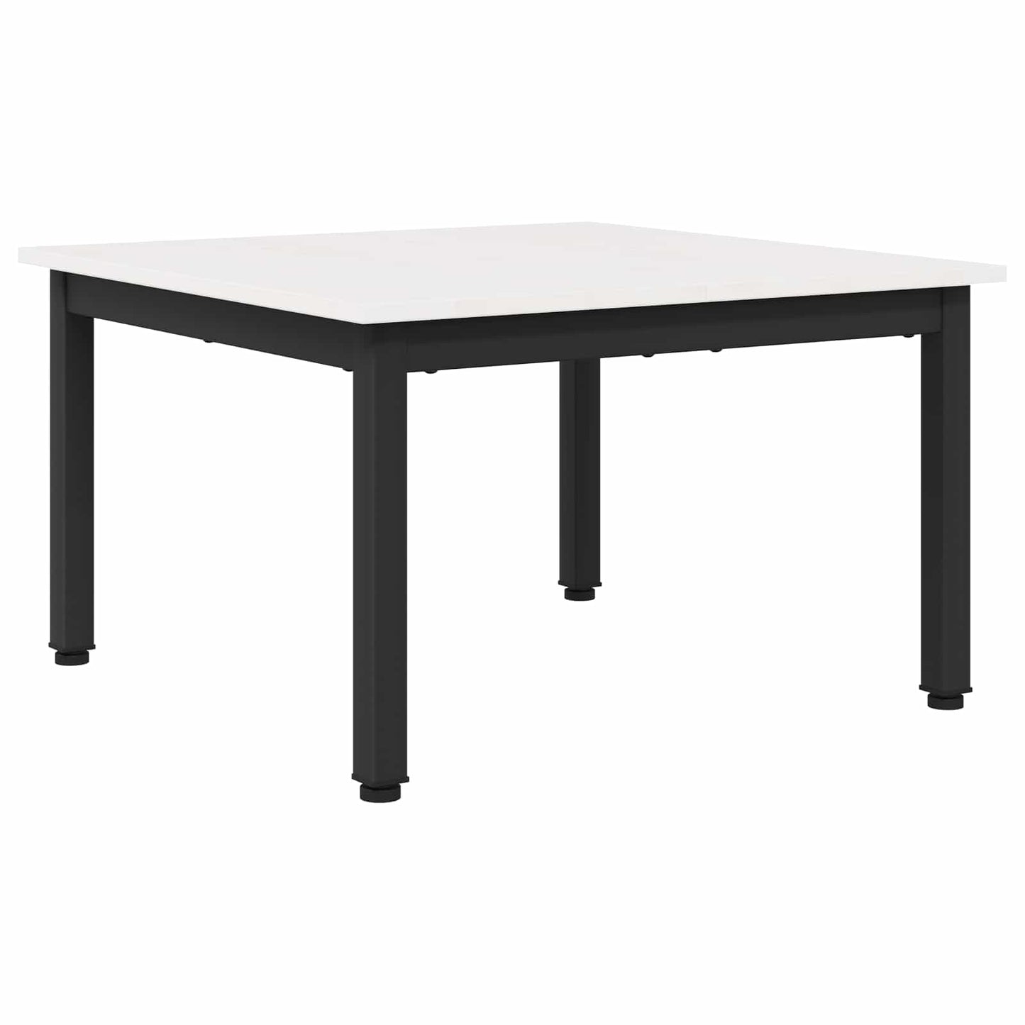 Salontafel Wit 60 x 60 x 36 cm Massief grenenhout