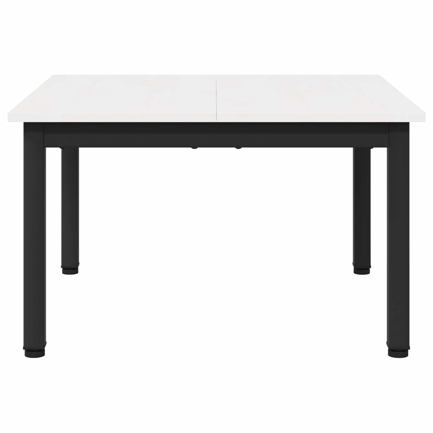 Salontafel Wit 60 x 60 x 36 cm Massief grenenhout