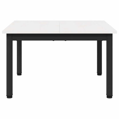 Salontafel Wit 60 x 60 x 36 cm Massief grenenhout