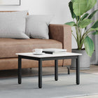 Salontafel 60x50x36 cm wit massief grenenhout